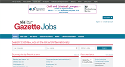 Desktop Screenshot of jobs.lawgazette.co.uk