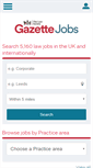 Mobile Screenshot of jobs.lawgazette.co.uk